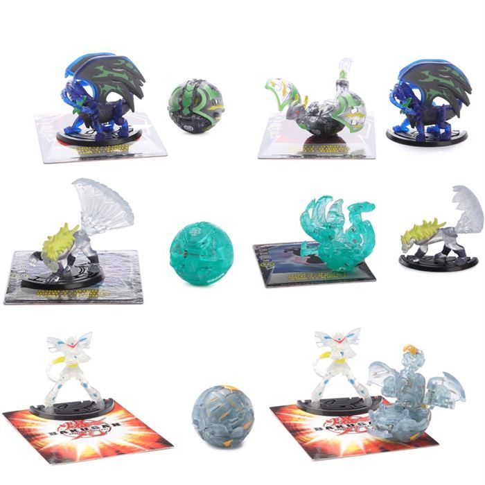 Bakugan - 1 Bakugan 1 Figurine 5cm 1 Carte