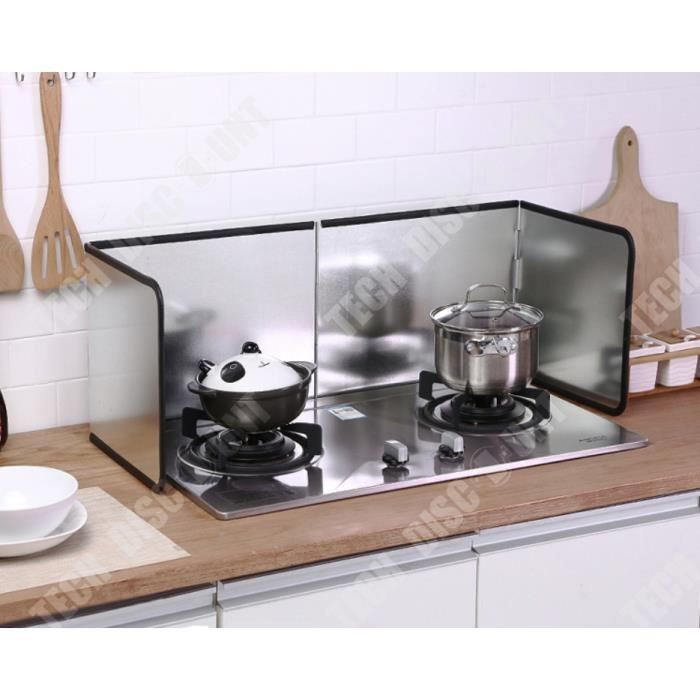 TD®Plaque Anti-Projections De Cuisson Plaque Anti-Projections En Feuille galvanisée 4 éléments