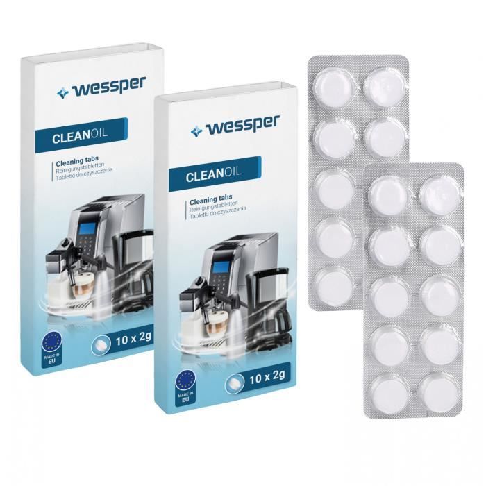 20x Comprimés Détartrants, accessoires pour Jura Impressa XS95 Classic