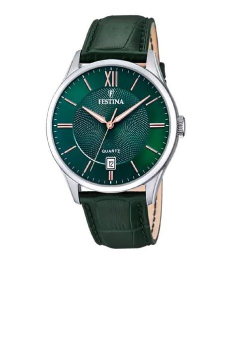 Montre - Festina - F20426/7 - Acier inoxydable - Cuir - Étanche 5 ATM