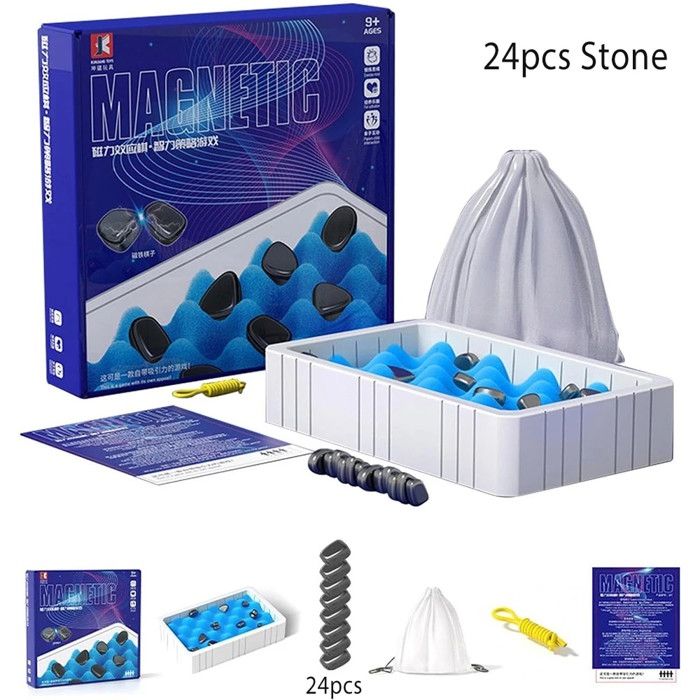 Jeu D'échecs Magnétique Portable - Pièces Sécurisées - Couleurs Douces - Voyage Et Famille - Cadeau