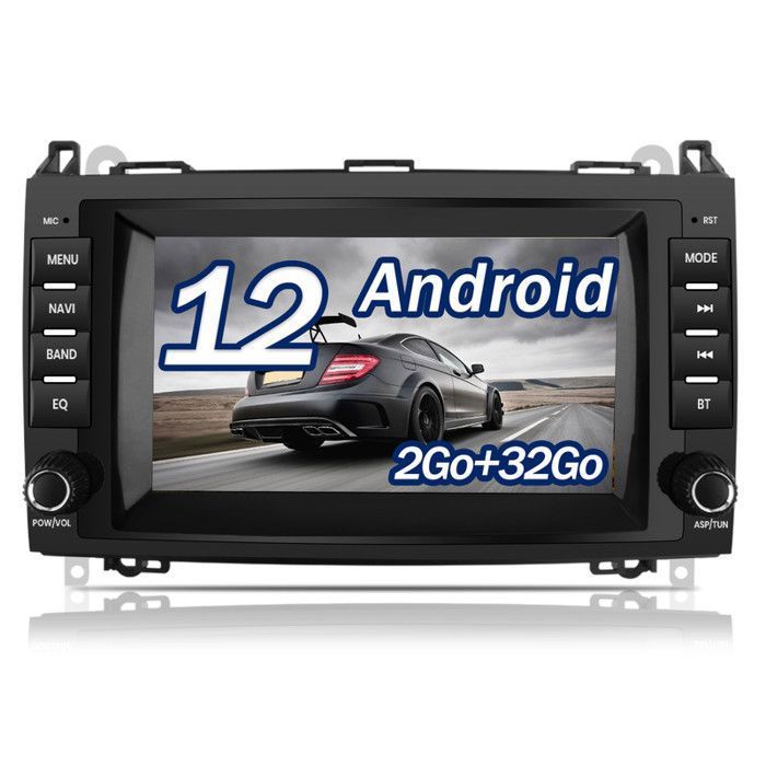 Autoradio Android 15 Pour Mercedes Sprinter/Vito/Viano - écran Tactile 9" In-Cell, 4G+128G, CarPlay/Android Auto Sans Fil