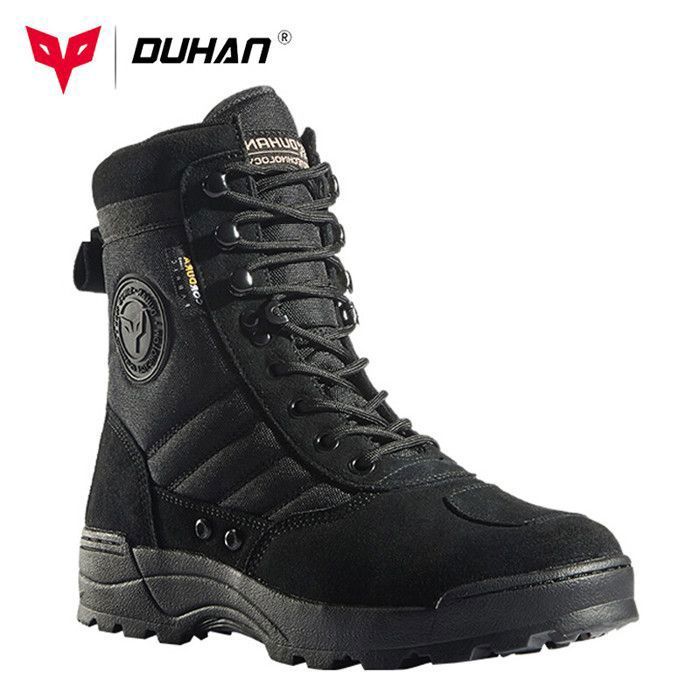 Bottes De Moto Homme En Cuir Microfibre – Antidérapantes, Respirantes, Légères, Pour La Route Et Le Quotidien - 9