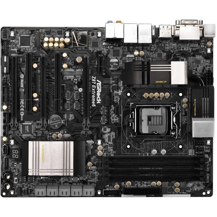 Carte mère ASRock Z87 Extreme6 Intel Z87 LGA 1150 4xDDR3 32GB ATX - Asrock