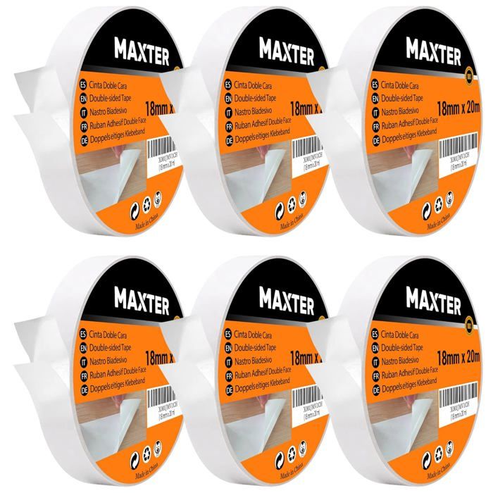 Ruban Adhésif Double Face 6 Mm X 7 M