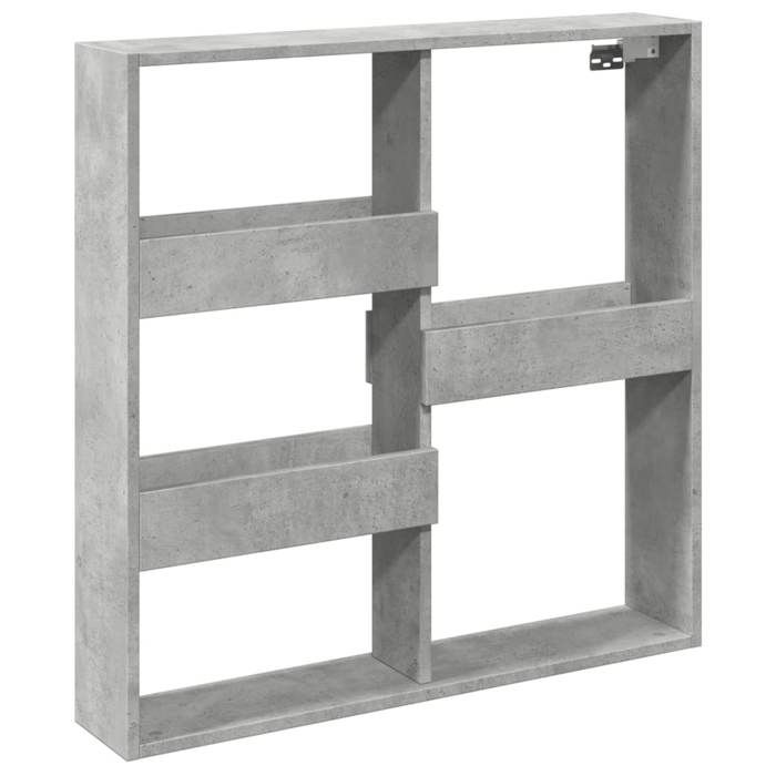 Armoire murale - CLOUD - armoire murale gris béton 80x15x80 cm bois dingénierie CHY25098719