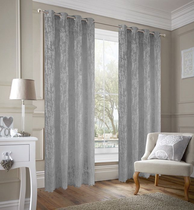 Rideau Occultant Avec œillets Métalliques 270 X 245 Cm Gris CFW65298