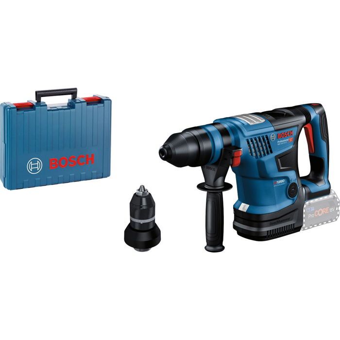 Marteau piqueur professionnel BOSCH AKU GBH 18V 34 CF case 0.611.914.021 sans batterie