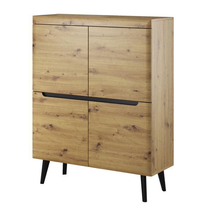 Buffet Komodee SUDBURRY KOM1 Façades en panneaux MDF Chêne Chêne 40 x 107 x 134 cm Buffet Komodee SUDBURRY KOM1 Façades en panneaux MDF Chêne Chêne 40 x 107 x 134 cm