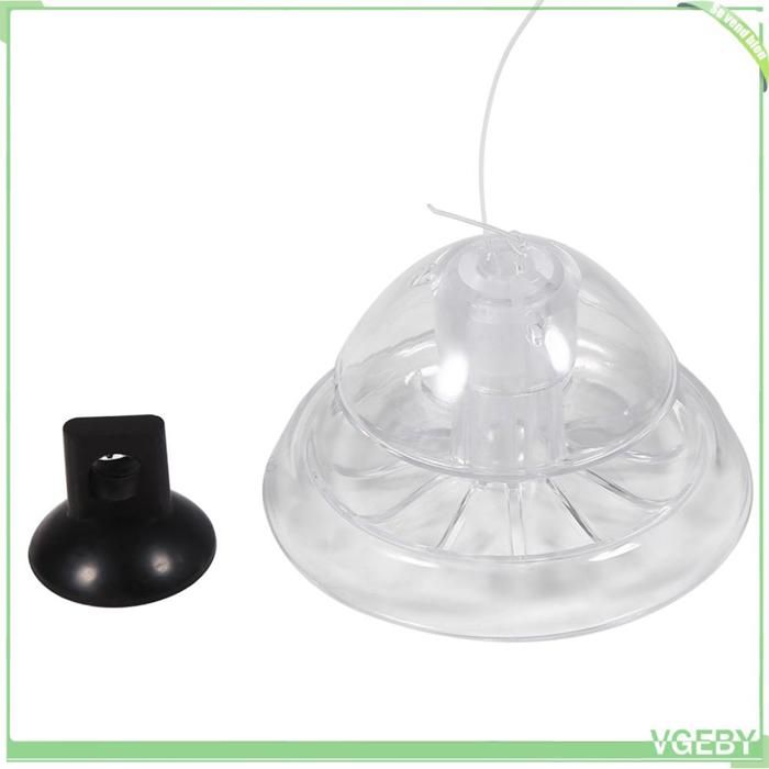 Piège à escargots pièges à escargots 6 * 4CM avec conception de trou dair pour poissons daquarium matière plastique non nocive