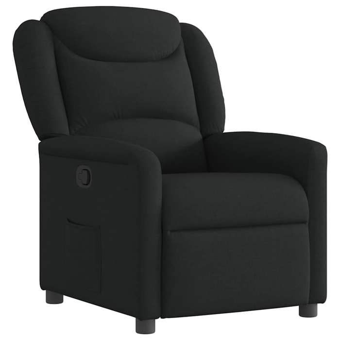 NEUF 2026 CHIC Fauteuil inclinable réglable SWEETY inclinaison manuelle Noir tissu 78x95x100 cm FF4233