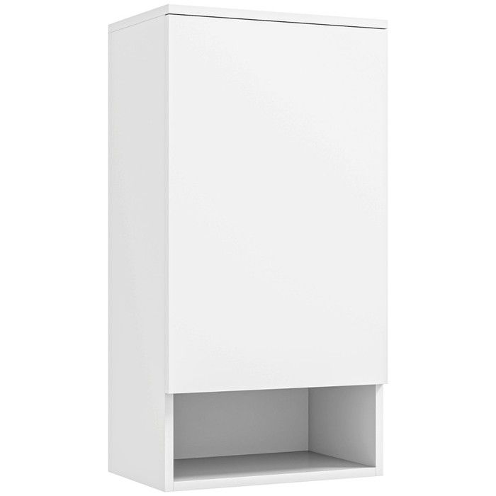 Armoire Murale Salle de Bain Blanche 40x27x77cm Portes Coulissantes Étagères Réglables Rangement Cuisine Armoire Murale Salle de Bain Blanche 40x27x77cm Portes Coulissantes Étagères Réglables Rangement Cuisine