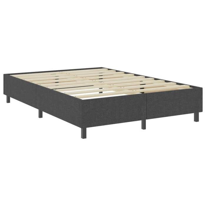 Bon planLit 2 places Gris - 180x200 cm - LEMON® - Sommier à lattes de lit - sans matelas - gris tissu 180x200 cm 2002792