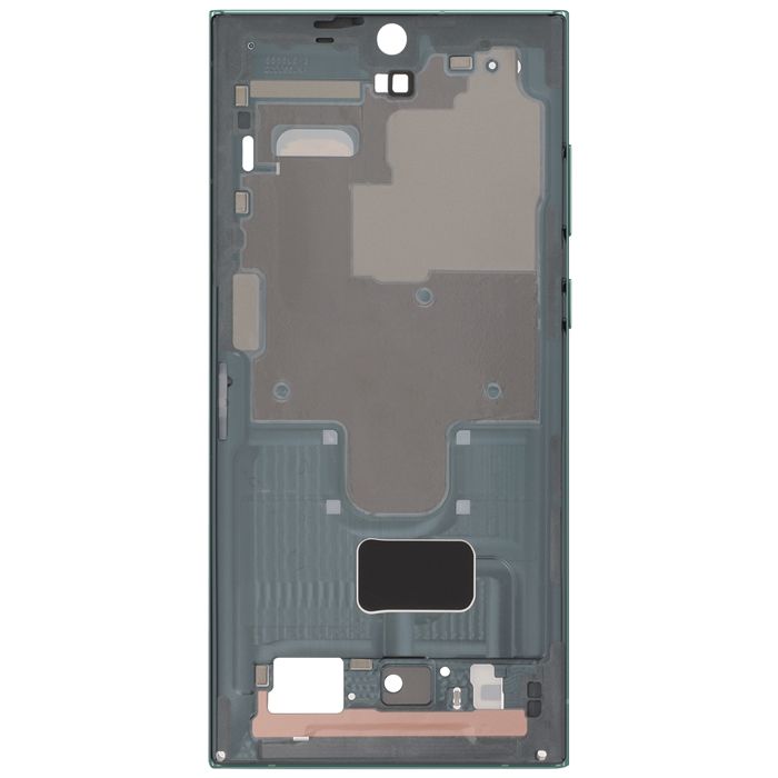 Châssis Central de Remplacement pour Galaxy S22 Ultra Service Pack Samsung Vert