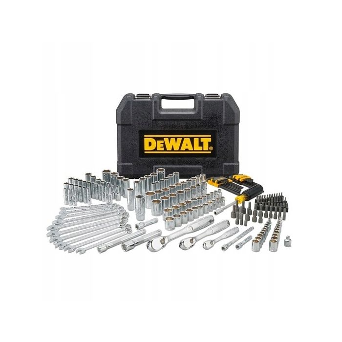 Ensemble doutils mécaniques - DEWALT - DWMT81534-1 - 205 pièces - Cliquets 72 dents (libération rapide) - Douilles 1/4 3/8 1/2 Ensemble doutils mécaniques - DEWALT - DWMT81534-1 - 205 pièces - Cliquets 72 dents (libération rapide) - Douilles 1/4 3/8 1/2