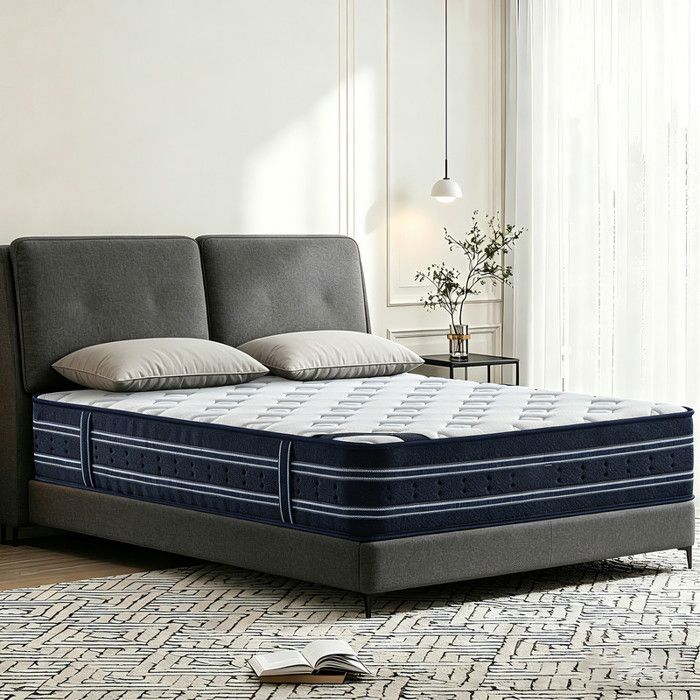 Matelas Mémoire de Forme 140x190 cm Épaisseur 26cm Oeko-Tex ® Fermeté Moyenne Soutien à Haut Rebond Durable et Respirant