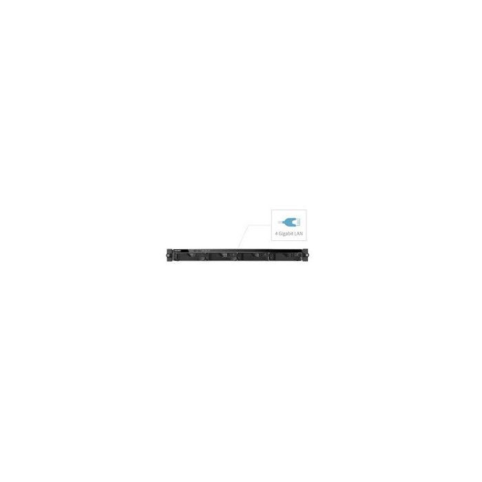 NAS rackable - ASUSTOR - AS6204RS - 4 baies - Intel Celeron Quad-Core ...