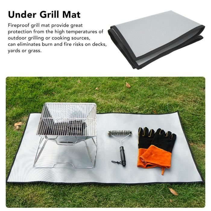 COSTWAY Mini Poêle à Bois Portable avec 2 Grilles, Vitre pour Camping, Pique -nique, Pêche et Barbecue, 54 x 36 x 44 cm Noir - Bricolage