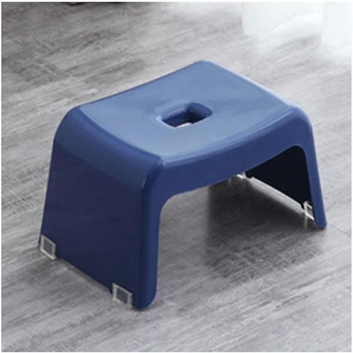 Petit Tabouret Enfant Peint Main – Style Folklorique Signé Spanninger – Pièce Unique