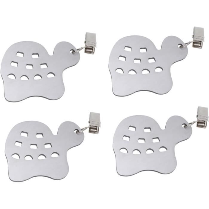 CHIUEAST Lot De 8 Pinces En Plastique Pour Nappe De Table D'extérieur, Support De Nappe De Table Pour Fête De Mariage, Support De Nappe D'intérieur