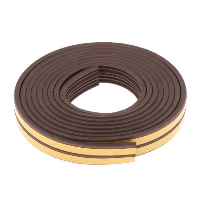 20 M Bande de Joint D Bande de Joint Mousse Bande,Auto-adhésif Joint d/'étanchéité de porte,Anti froid Coupe vent Anti poussière pour fenêtre Brown