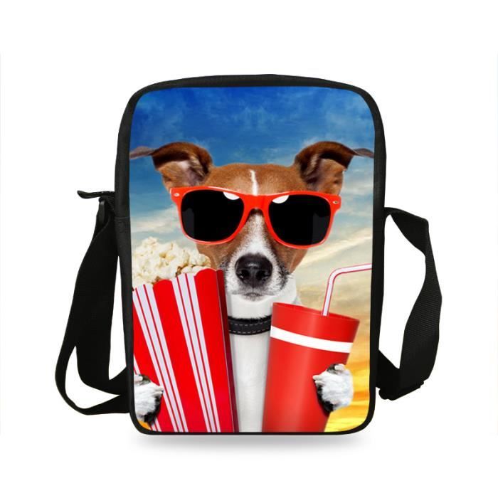Sac Messenger Impression Chien Husky Pour Les Enfants