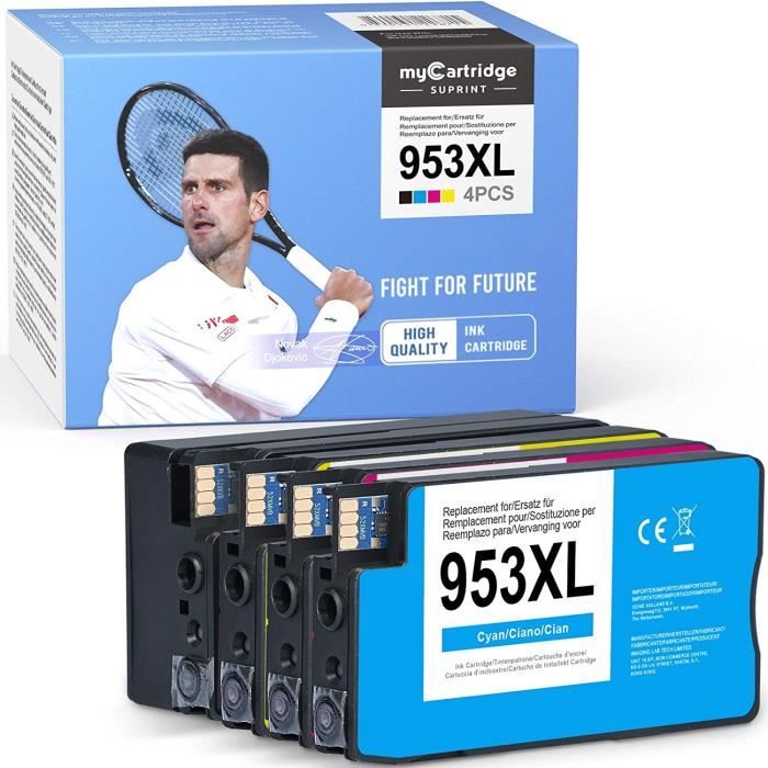 953xl Multipack 4 Cartouches d'encre pour HP 7720 8720 imprimante  Compatible HP 953 953XL pour HP OfficeJet Pro HP OfficeJet P[898]