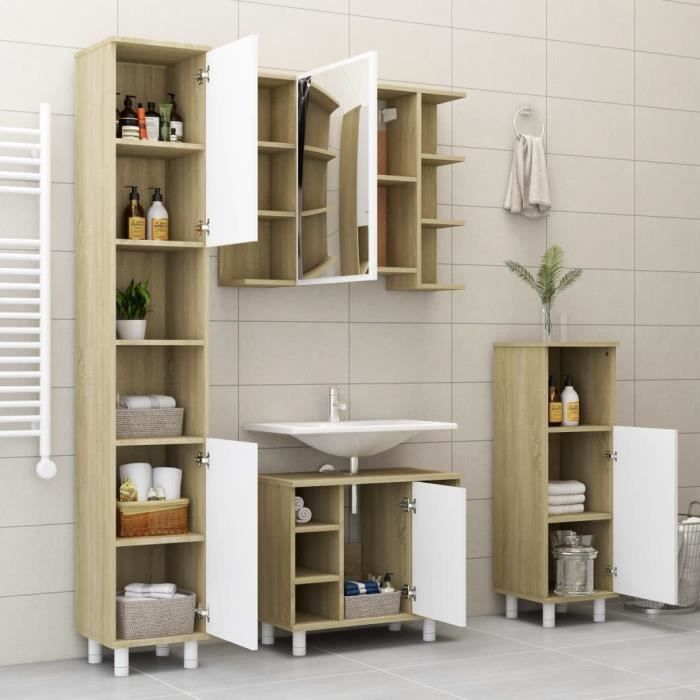 Meuble haut et bas salle de bain au meilleur prix | Leroy Merlin