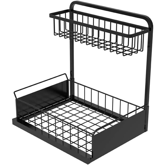 Lot De 4 Paniers Organisateurs Coulissants Pour Armoire – Tiroirs Télescopiques Amovibles Cuisine & Placard