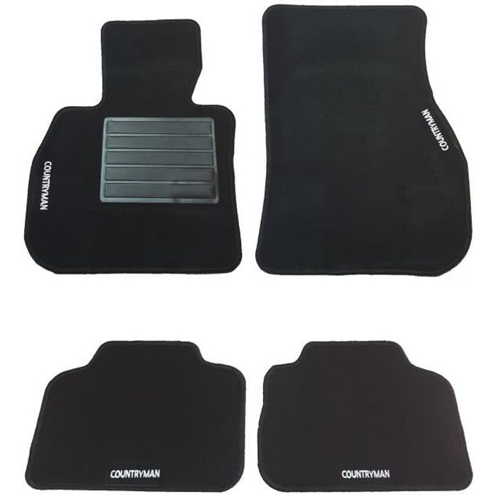 Jeu de 4 tapis moquette pour MINI COUNTRYMAN 2017>