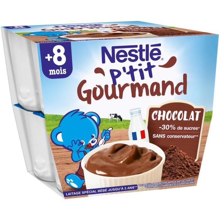 Nestle P Tit Gourmand Chocolat 8x100 G Des 8 Mois Achat Vente Compote Dessert Fruite Nestle P Tit Gourmand Chocolat 8x100 G Des 8 Mois Cdiscount Pret A Porter