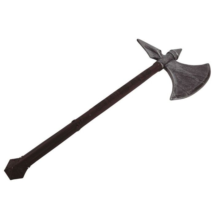 Hache De Combat Viking WAZ Knives – Forgée Main, Manche Bois Cuir, Tactique