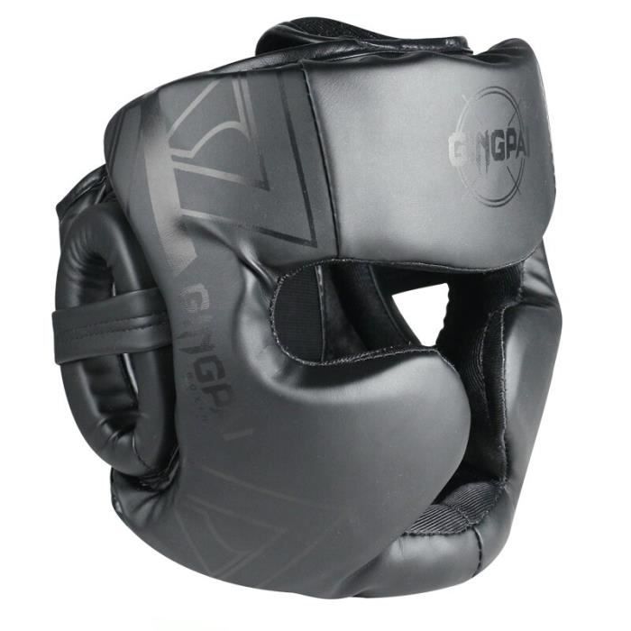 Xb blanc - L - Casque de boxe professionnel en cuir PU pour enfant et