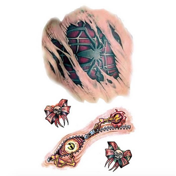 Tatouage Temporaire Deguisement Halloween Araignee Tetes De Mort Et Cicatrices Cdiscount Au Quotidien Tatouage Temporaire Deguisement Halloween Araignee Tetes De Mort Et Cicatrices Cdiscount Au Quotidien