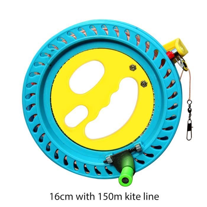 Enrouleur De Cerf-volant 22 Cm Avec Ligne 365 M - Pour Enfants Et Adultes - Verrouillage Sécurité - Facile à Utiliser - 5