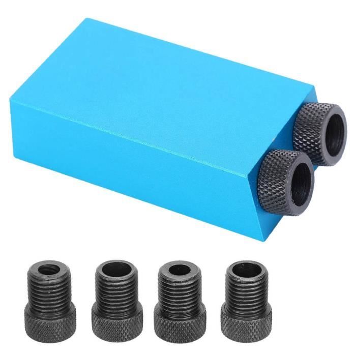 Kit de gabarit de percage de poche, Localisateur de trous obliques pour le travail du bois, Guide de percage d'angle de 15 degres, Outils | Leroy Merlin