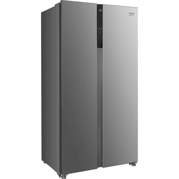 SHOT CASE - Réfrigérateur américain BEKO GNO5322XPN Side by Side - 532 L - inox