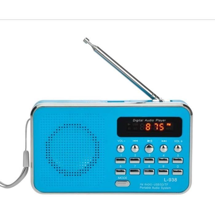 Radio Portable Carte Radio Multifonctions Usb Mémoire Portable Musique