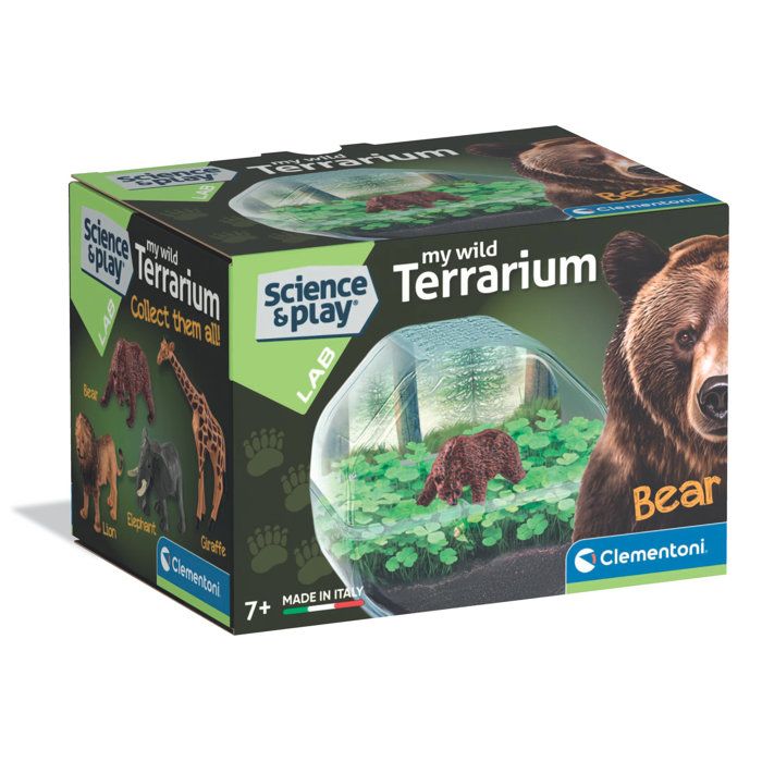 Mini Terrarium - Clementoni - Ours - Jeu de sciences et dexpériences - Dès 7 ans - Fabriqué en Italie