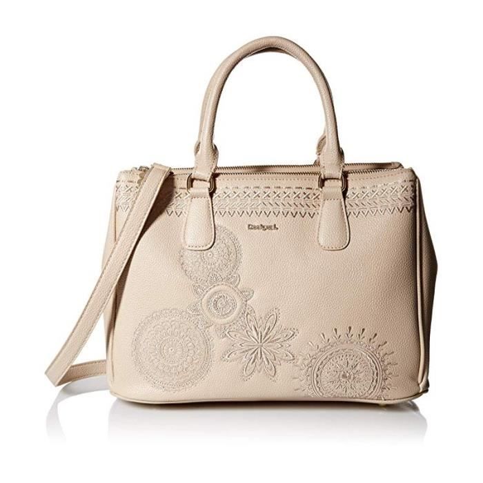 Sac main Desigual Dark Amber Cabo Beige Achat Vente Sac