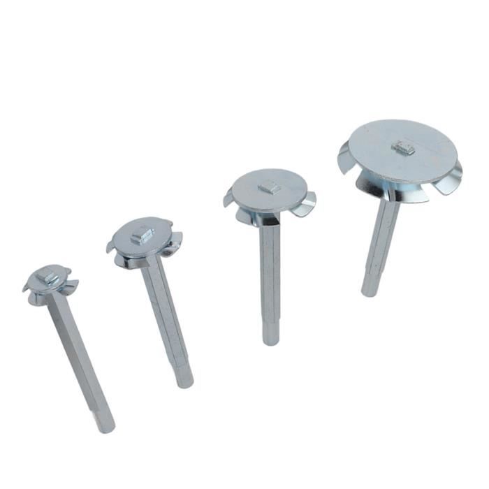 Lot De 8 Alésoirs De Tuyauterie PVC - Outil D'Alésage Pour Raccords Avec Forets Standards