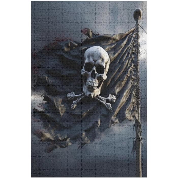 Clementoni Puzzle Pirates Battle – 1000 Pièces – 70x50 Cm – Adulte, Fabriqué En Italie – Collection Référence