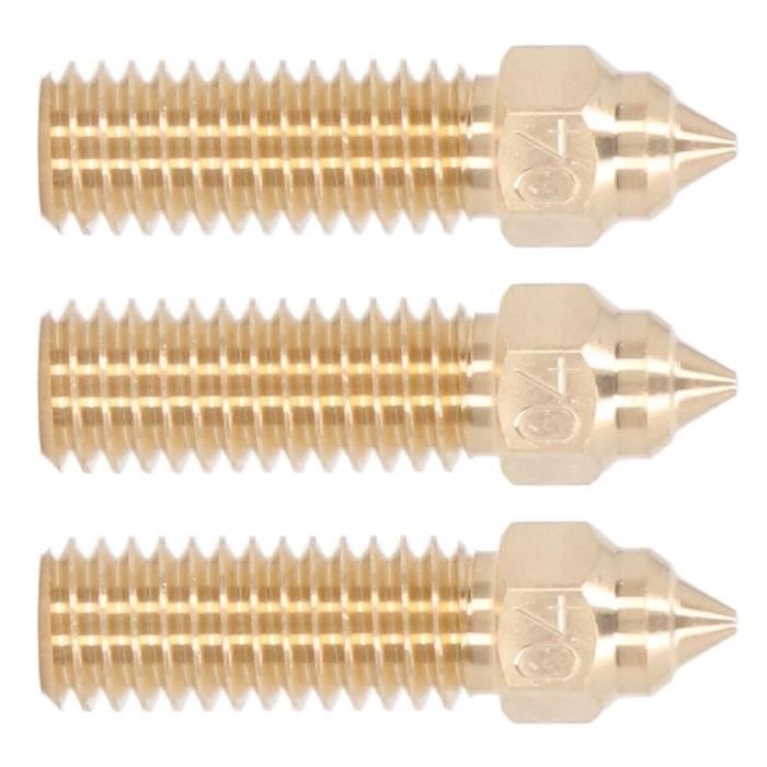Kit 20 Buses Laiton Pour Anycubic Kobra 3, S1 - 8x0.4mm + 3x0.2/0.6/0.8/1.0mm - Pièce Imprimante 3D - 6
