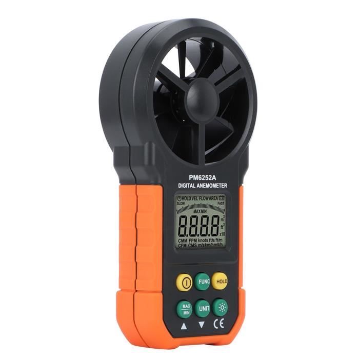 Foresterie Agriculture Marine Anémomètre Numérique Shipenophy - Compteur Vitesse Vent Portable (écran LCD) Mesure Vent Foresterie