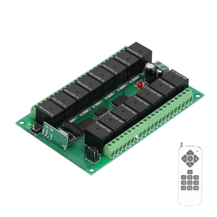 Télécommande Sans Fil NEWTRY 12V 6 Boutons - Portée 300 M, étanche IP68, Pour Grues, Chariots élévateurs, Levage