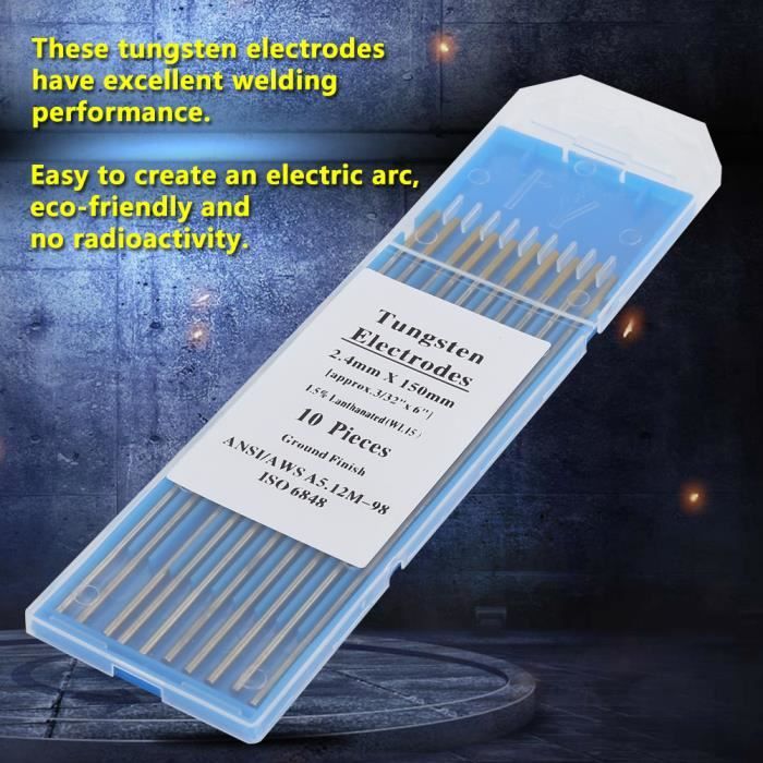 Électrodes De Soudage Inox 1.6 Mm – 150 Pièces (1 Kg), Pour Toutes Positions