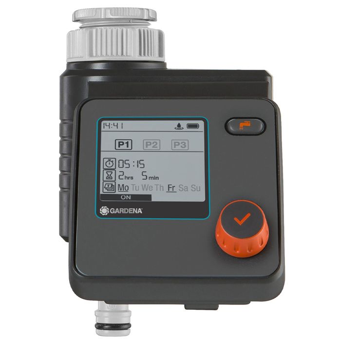 Programmateur d'arrosage GARDENA Select Ecran LCD Technologie Safe Stop Fabriqué en Allemagne