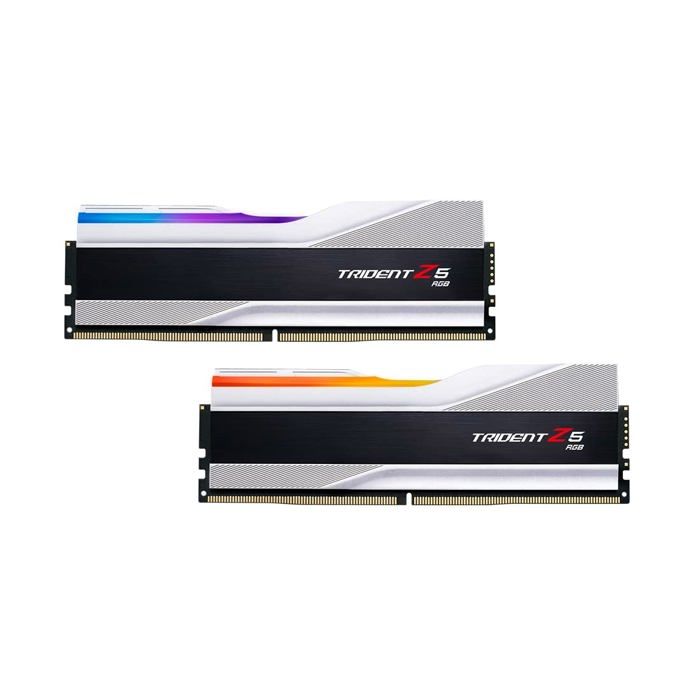 Mémoire vive DDR5 G.Skill Trident Z5 RGB 32 Go 6600 MHz CL34 - Kit Dual Channel Argent