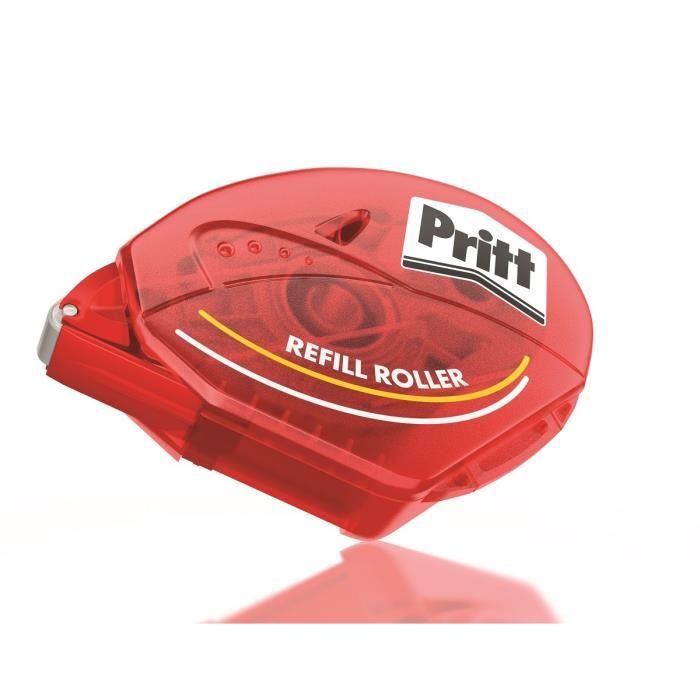 PRITT Roller de colle Rechargeable Permanent - 8,4 mm x 16 m - Etui