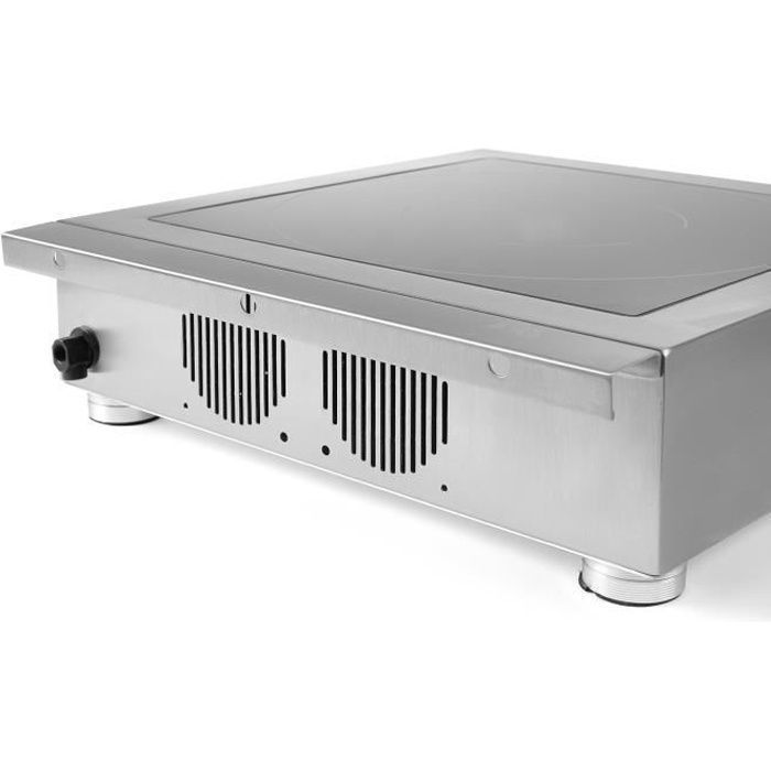 Plaque de cuisson à induction - Hendi - 3500 D XL - 3500 W - Gris - 59 cm